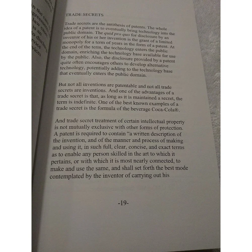 A Business Executive's Guide To Intellectual Property Like New C. Lamont Whitham